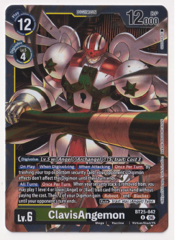 ClavisAngemon single card from Digimon