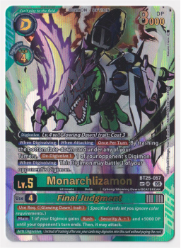 Monarchlizamon (ALTERNATIVE ART) single card from Digimon