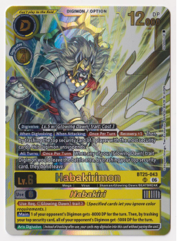 Habakirimon single card from Digimon