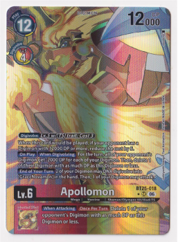 Apollomon (ALTERNATIVE ART) single card from Digimon