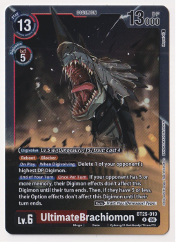 UltimateBrachiomon single card from Digimon