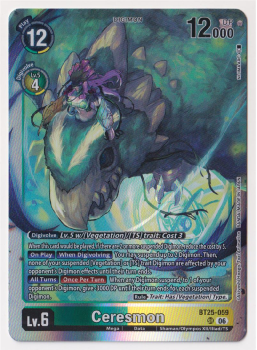 Ceresmon single card from Digimon