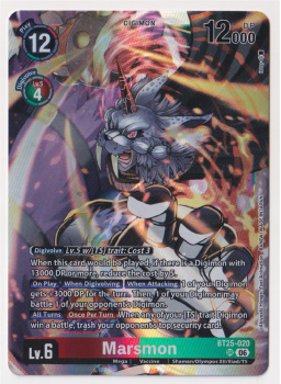 Marsmon single card from Digimon