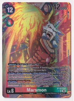 Marsmon (ALTERNATIVE ART) single card from Digimon