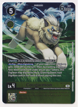 Cougarmon (ALTERNATIVE ART) single card from Digimon