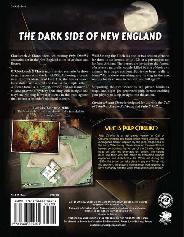 Pulp Cthulhu: Clockwork & Claws - Image 2