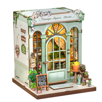 Cutebee DIY Book Nook Kit Champs-Elysees Florist