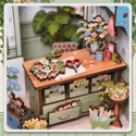Cutebee DIY Book Nook Kit Champs-Elysees Florist - Image 4