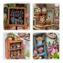 Cutebee DIY Book Nook Kit Champs-Elysees Florist - Image 6