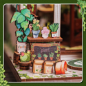 Cutebee DIY Book Nook Kit Green Life Bookshop - Image 6