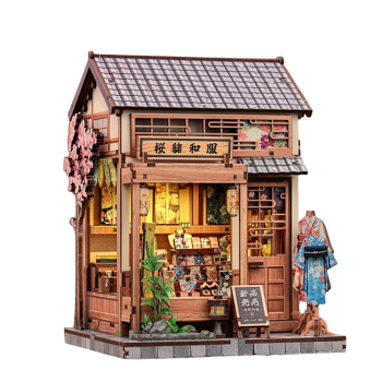 Cutebee DIY Miniature House Sakura O Kimono Shop