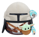 Squishmallows 12in Mandalorian with 3.5in Grogu