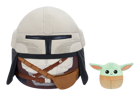 Squishmallows 12in Mandalorian with 3.5in Grogu - Image 2