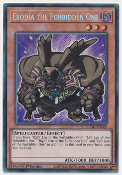 Exodia the Forbidden One (Chibi Artwork)(Secret Rare) single card from Yu-Gi-Oh!