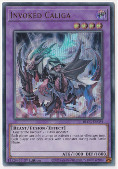Invoked Caliga (Ultra Rare) single card from Yu-Gi-Oh!