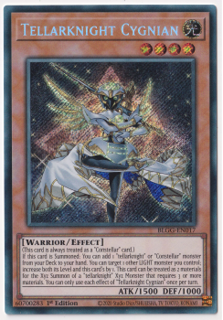 Tellarknight Cygnian (Secret Rare) single card from Yu-Gi-Oh!