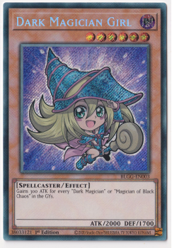 Dark Magician Girl (Chibi Artwork)(Secret Rare) single card from Yu-Gi-Oh!