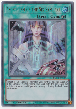 Asceticism of the Six Samurai (Ultra Rare) single card from Yu-Gi-Oh!