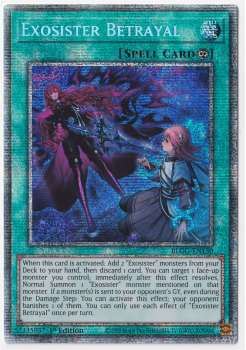 Exosister Betrayal (Starlight Rare) single card from Yu-Gi-Oh!