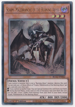 Scarm, Malebranche of the Burning Abyss (Ultra Rare) single card from Yu-Gi-Oh!