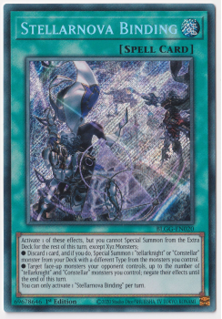 Stellarnova Binding (Secret Rare) single card from Yu-Gi-Oh!