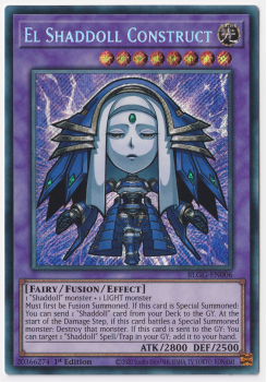 El Shaddoll Construct (Chibi Artwork)(Secret Rare) single card from Yu-Gi-Oh!