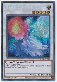 Armades, Keeper of Boundaries (Secret Rare) single card from Yu-Gi-Oh!
