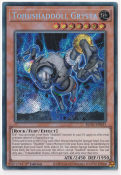 Tohushaddoll Grysta (Secret Rare) single card from Yu-Gi-Oh!