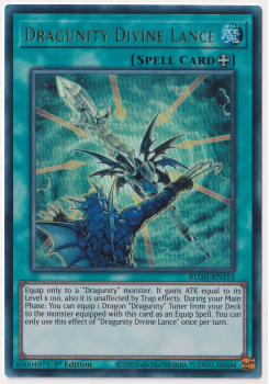 Dragunity Divine Lance (Ultra Rare) single card from Yu-Gi-Oh!