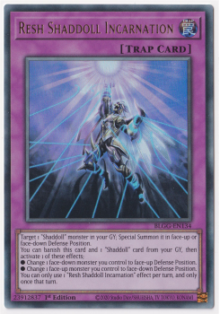 Resh Shaddoll Incarnation (Ultra Rare) single card from Yu-Gi-Oh!