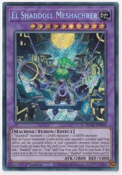 El Shaddoll Meshachrer (Secret Rare) single card from Yu-Gi-Oh!