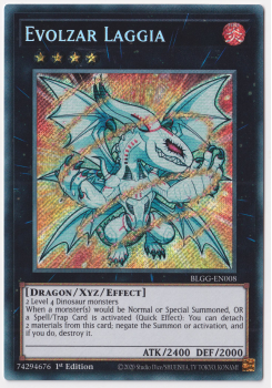Evolzar Laggia (Chibi Artwork)(Secret Rare) single card from Yu-Gi-Oh!