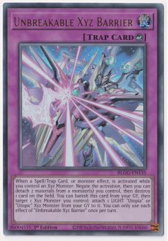 Unbreakable Xyz Barrier (Ultra Rare) single card from Yu-Gi-Oh!
