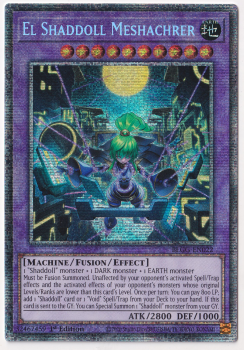 El Shaddoll Meshachrer (Starlight Rare) single card from Yu-Gi-Oh!