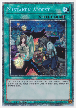 Mistaken Arrest (Starlight Rare) single card from Yu-Gi-Oh!