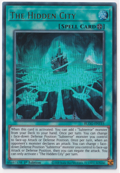 The Hidden City (Ultra Rare) single card from Yu-Gi-Oh!
