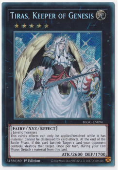 Tiras, Keeper of Genesis (Secret Rare) single card from Yu-Gi-Oh!