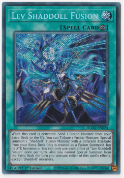 Lev Shaddoll Fusion (Secret Rare) single card from Yu-Gi-Oh!