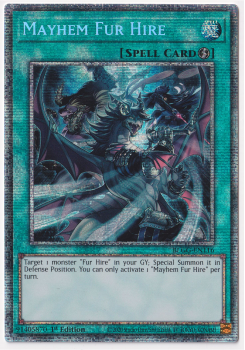 Mayhem Fur Hire (Starlight Rare) single card from Yu-Gi-Oh!