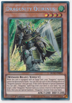 Dragunity Quirinus (Secret Rare) single card from Yu-Gi-Oh!