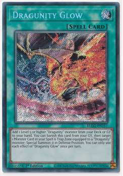 Dragunity Glow (Secret Rare) single card from Yu-Gi-Oh!