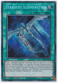 Stardust Illumination (Secret Rare) single card from Yu-Gi-Oh!