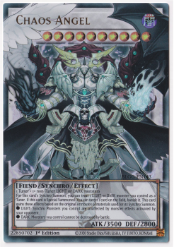 Chaos Angel (Extended Art)(Ultra Rare) single card from Yu-Gi-Oh!