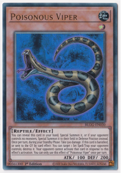 Poisonous Viper (Ultra Rare) single card from Yu-Gi-Oh!