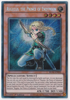 Regulus, the Prince of Endymion (Secret Rare) single card from Yu-Gi-Oh!
