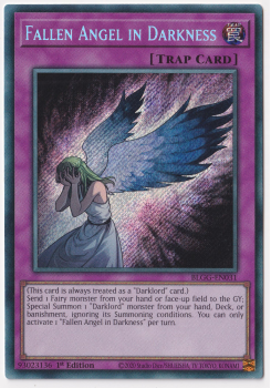 Fallen Angel in Darkness (Secret Rare) single card from Yu-Gi-Oh!