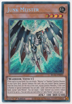 Junk Meister (Secret Rare) single card from Yu-Gi-Oh!