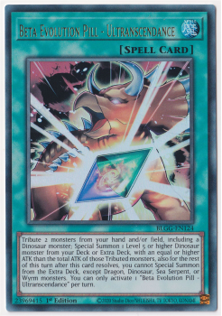 Beta Evolution Pill - Ultranscendance (Ultra Rare) single card from Yu-Gi-Oh!