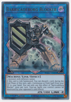 Barricadeborg Blocker (Ultra Rare) single card from Yu-Gi-Oh!