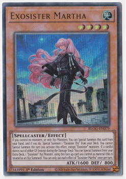 Exosister Martha (Ultra Rare) single card from Yu-Gi-Oh!